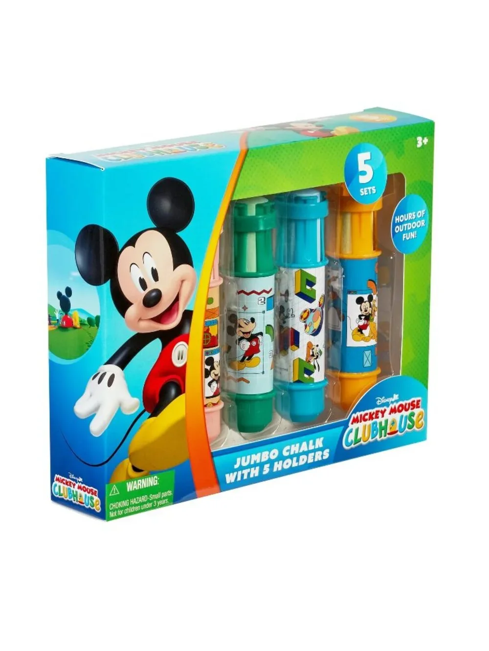 Little Kids Inc Mickey Mouse Clubhouse Jumbo Sidewalk Chalk Set for Kids